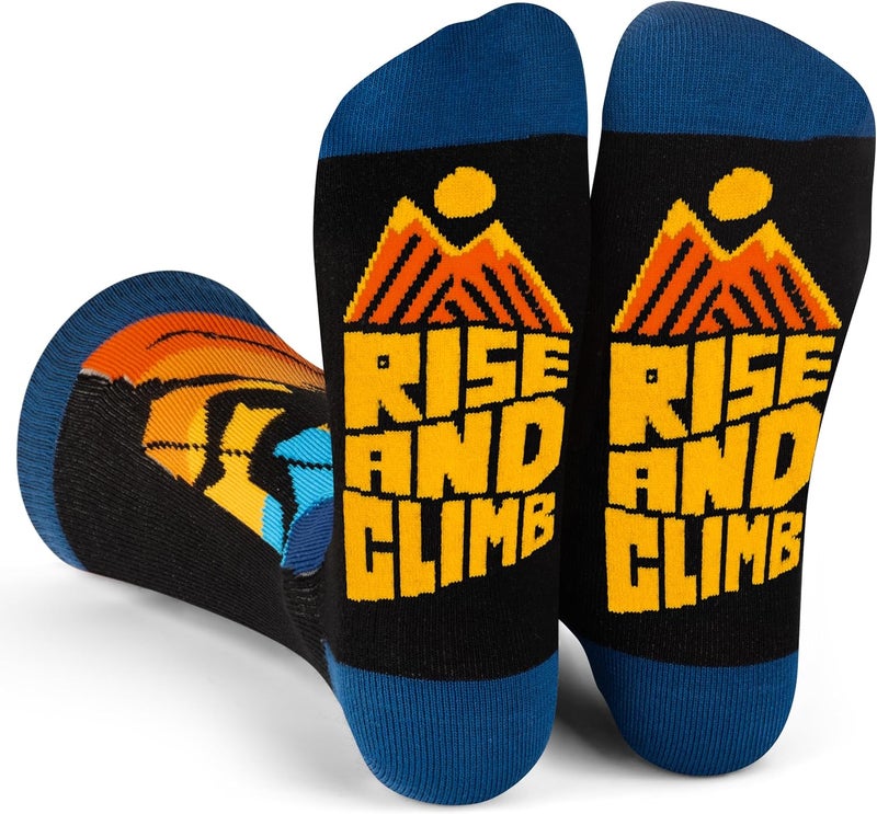 Lavley Outdoors Socks - Hiking and camping gifts for men and women - Great for nature lovers - Holiday or birthday gift - Image 1